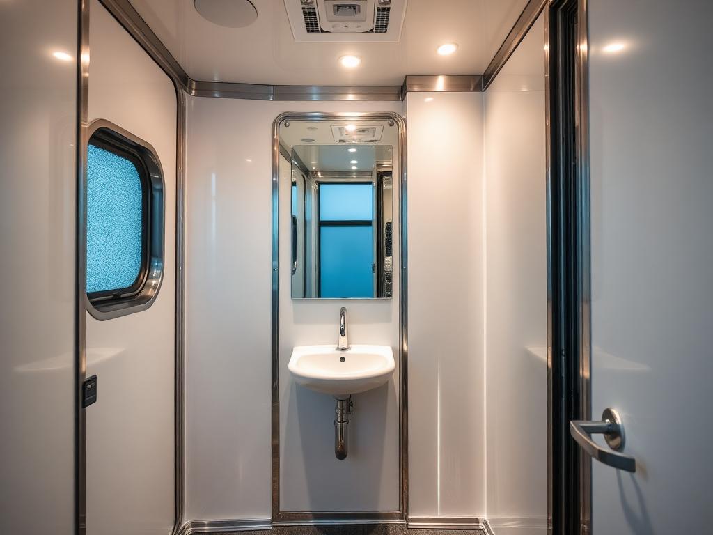 Luxury Restroom Trailers in Highland, MI
